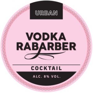 Urban Cocktail Vodka Rabarber